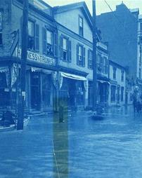 West Third and Pine Streets in 1894 flood