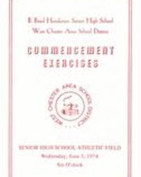 Commencement Program 1974