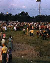 Guests at Peters Township Free Farm Show and Horse Fair, 1956.