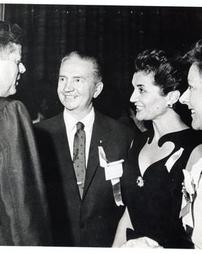 Miriam Beltran and the Kennedys at IAPA, 1963