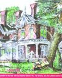 2001 Watercolor of Breezedale Hall