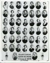 Hastings H.S Seniors, 1938