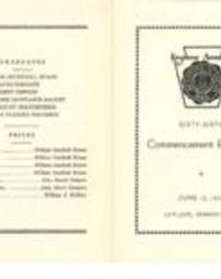 66th Commencement Exercises June 12 1935