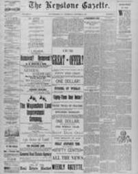 Keystone Gazette 1891-10-15