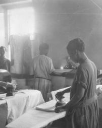 African American inmates working the the laundry of the State Industrial Home for Women at Muncy, PA