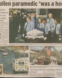 Fallen paramedic 'was a hero'