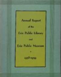 Erie Public Library Report 1938-1939