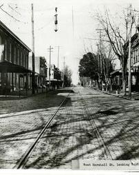 Photograph of West Marshall St. in Norristown