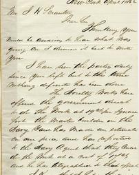 Letter from B. G Clarke to Joseph H. Scranton, April 1, 1862