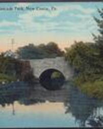 Old Stone Bridge, Cascade Park Postcard