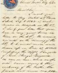 1862-07-06 Letter from P. Benner Wilson to his brother, William P. Wilson