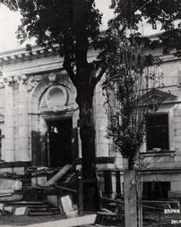 James V. Brown Library under construction, July 2, 1906