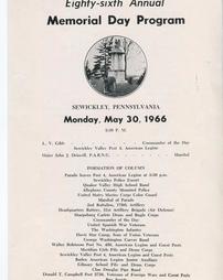 Memorial Day Program 1966 - 0029