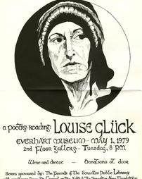 A poetry reading Louise Gluck.