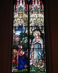 Immaculate Conception Stained Glass Window