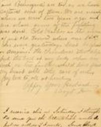 1864-06-05 Handwritten note from Ada (Adaline Schneck Keller Hutchinson) to her father, Henry Keller