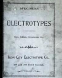 Specimens of electrotypes : comprising cuts, initials, ornaments, etc.