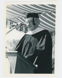 Monsignor Charles Owen Rice at Indiana University of Pennsylvania 1986 Photograph 