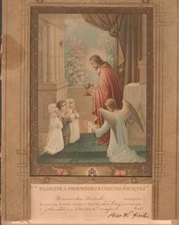 Polish First Communion Card at Sts. Casimir and Emerich Church