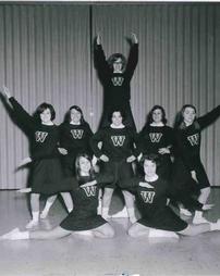 1967 WACC Cheerleading squad