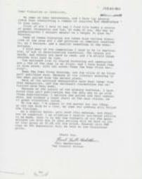 Letter from Paul Heckethorn to Historians
