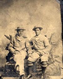 Augusta Henrietta Roebling White (left) with her husband William T. White (right)