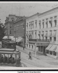 Intersection of Liberty Street and Pennsylvania Avenue (1880)