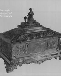 Repousse silver casket, Royal Burgh of Stirling, Scotland