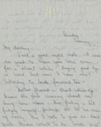 Letter from Bobby Johnston to Warren [Letter 17]