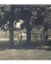 Waiting for graduation, 1938