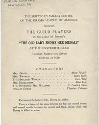 The Guild Players - The Old Lady Shows Her Medals