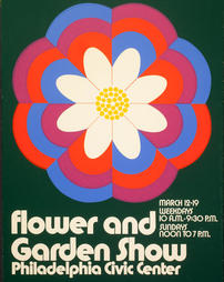 1972 Philadelphia Flower Show. Poster