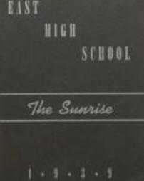 East High School Yearbook, 1939