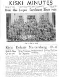 Kiski Minutes, October 20, 1945