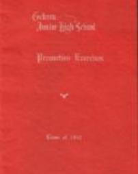 Cochran Junior High School Promotion 1942