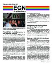 Erie Gay News, 2020-2