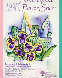 1996 Philadelphia Flower Show. Poster