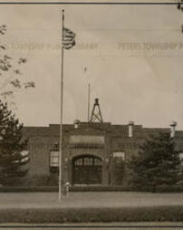 Peters Township High School, circa 1945.