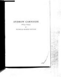 Andrew Carnegie, 1835-1919