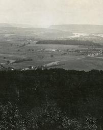 View north from Peters Mountain over Powells Valley