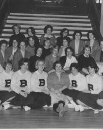 Pep Club and Cheerleaders - 1962