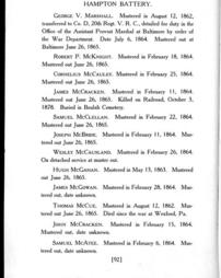 4720498_R-IBF_A_106; History of Hampton battery F, Independent Pennsylvania Light Artillery : organized at Pittsburgh, Pa., October 8, 1861, mustered out in Pittsburgh, June 26, 1865 / compiled by William Clark