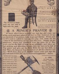 Miner's prayer