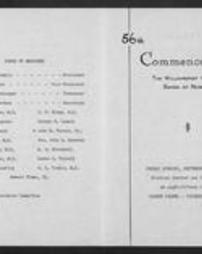 Program: 56th commencement, September 7, 1951