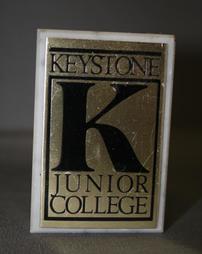 Metal Keystone Junior College Pin
