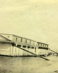 Dintaman Boat House during spring flood