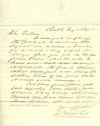 Letter from Alexander White to Thomas White, 1865
