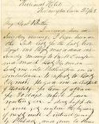 1863-06-23 Letter from P. Benner Wilson to his brother, William P. Wilson