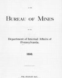 Report of the Bureau of Mines of the Department of Internal Affairs of Pennsylvania … (1898)