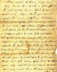 Letter from James Graham to his sister, December 12, 1864